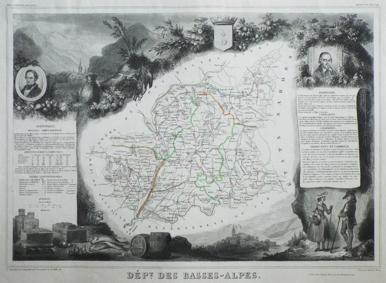 Map of Basses Alpes